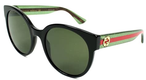 gucci black gg0035s round sunglasses|Gucci havana sunglasses women.